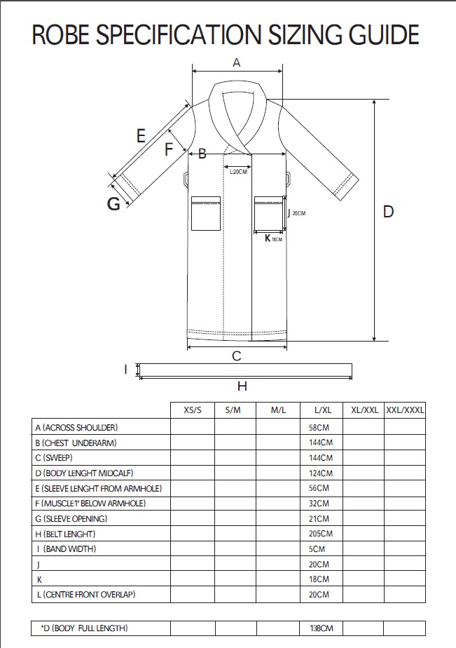 Bambury: Denim Microplush Robe (Large/Extra Large) image