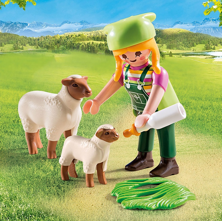 Playmobil - Farmer with Sheep (9356) image