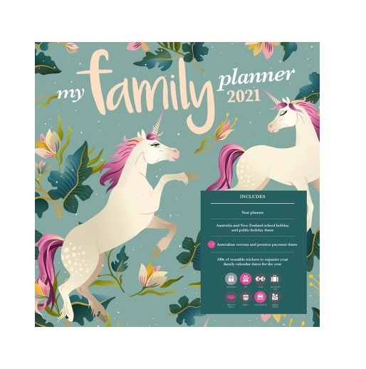 My Family Planner 2021 Square Wall Calendar