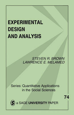 Experimental Design and Analysis by Steven R Brown image