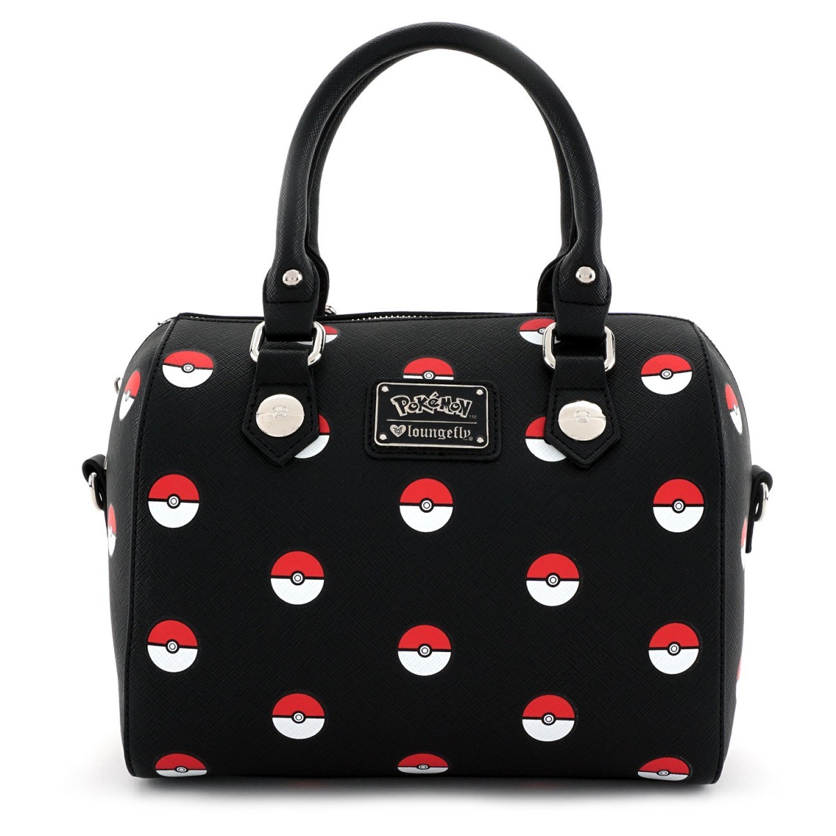 Loungefly Pokemon Pokeball Print Duffle Bag image