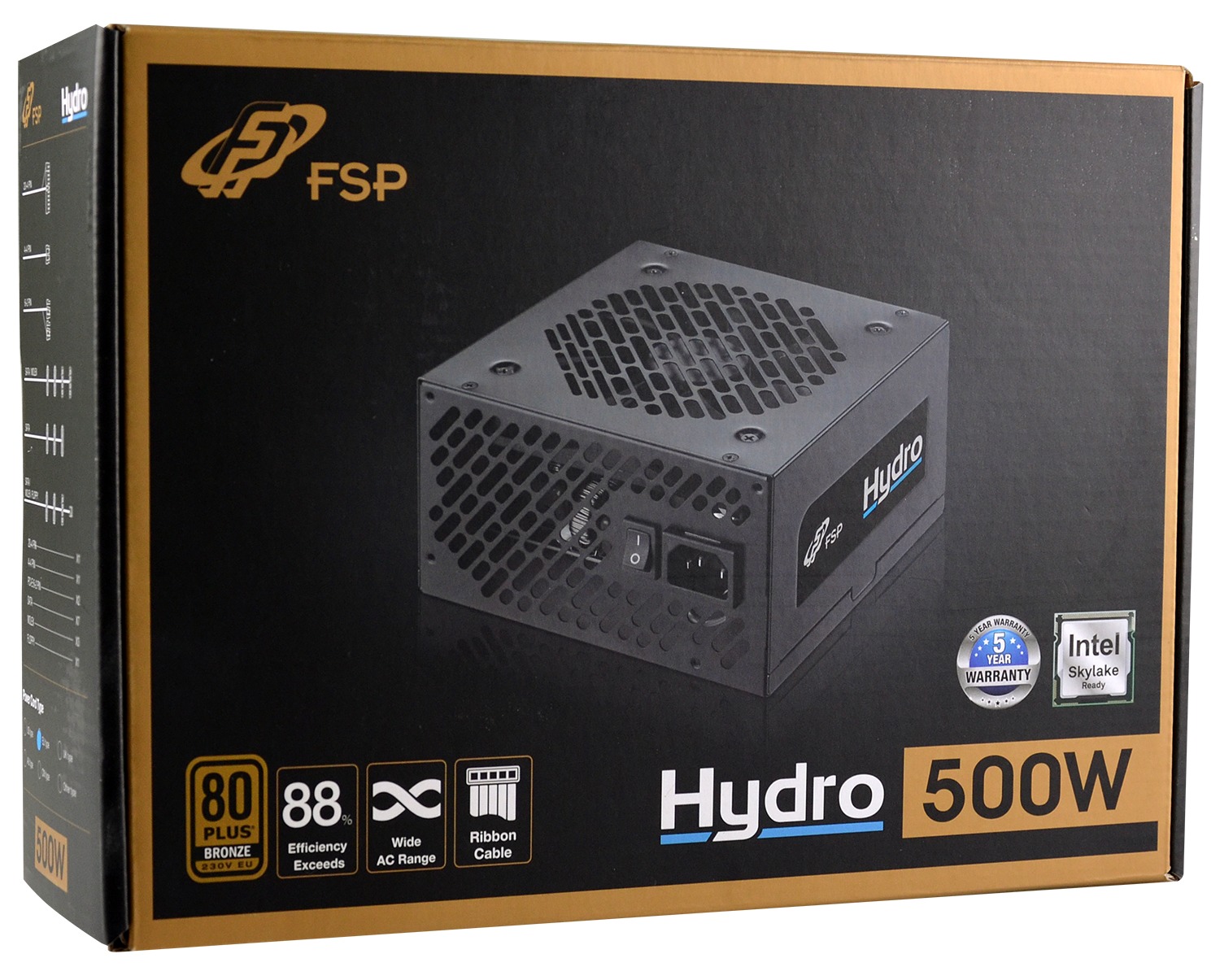 500W FSP Hydro 80Plus Bronze PSU