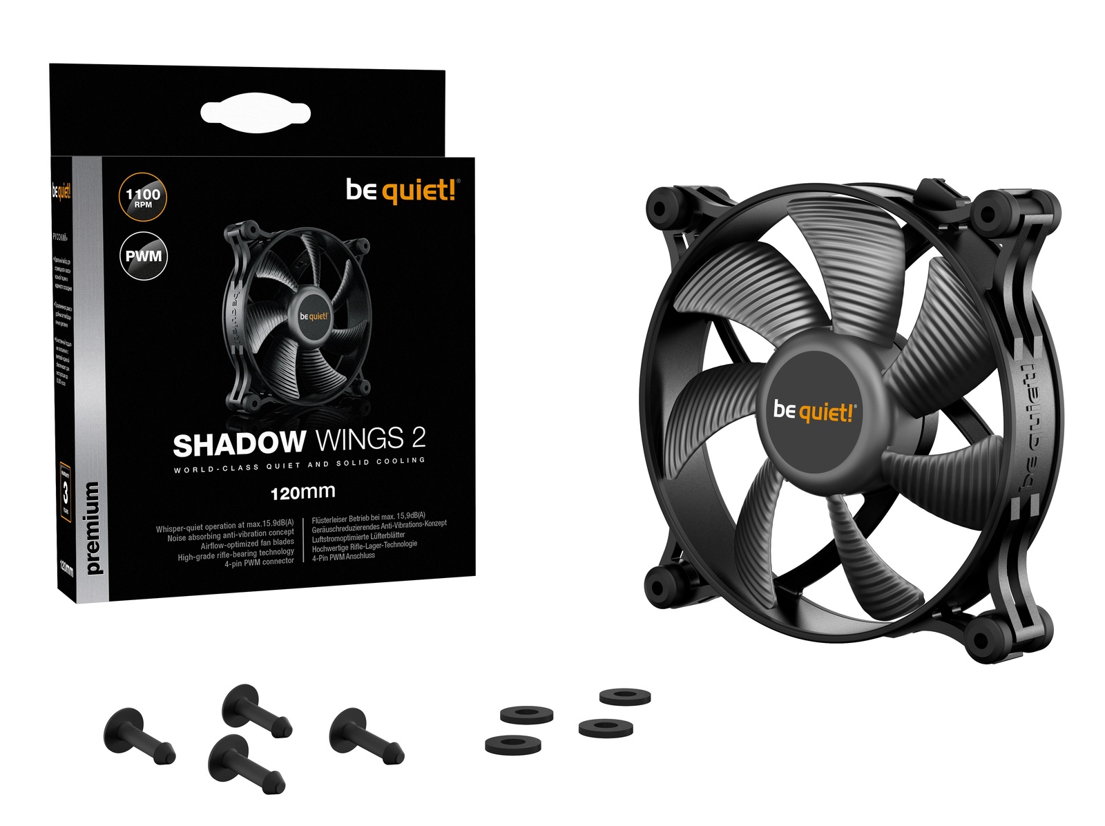 120mm be quiet! Shadow Wings 2 (PWM)