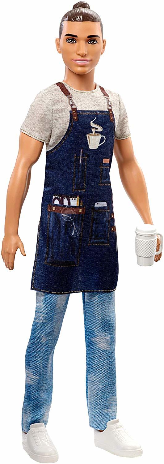 Buy Barbie Careers Barista Ken Doll at Mighty Ape NZ