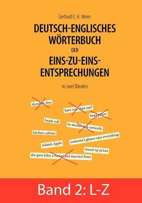 Deutsch-Englisches Worterbuch Der Eins-Zu-Eins-Entsprechungen in Zwei Banden image