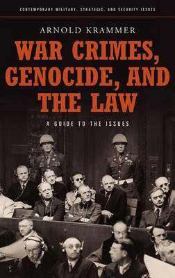 War Crimes, Genocide, and the Law by Arnold Krammer image
