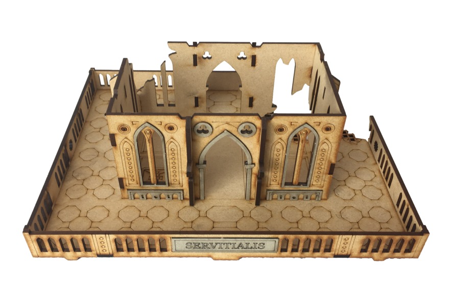 TTCombat: Tabletop Scenics - Gothic Ruined Servitialis image