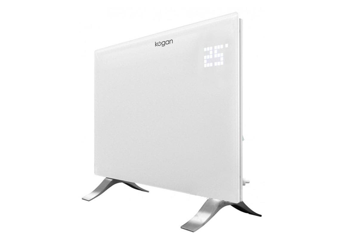 Buy Kogan SmarterHome 2400W Smart Glass Panel Heater (White) at Mighty