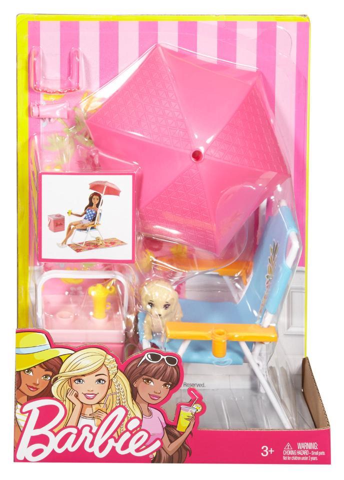 Barbie: Outdoor Furniture Set - Assorted