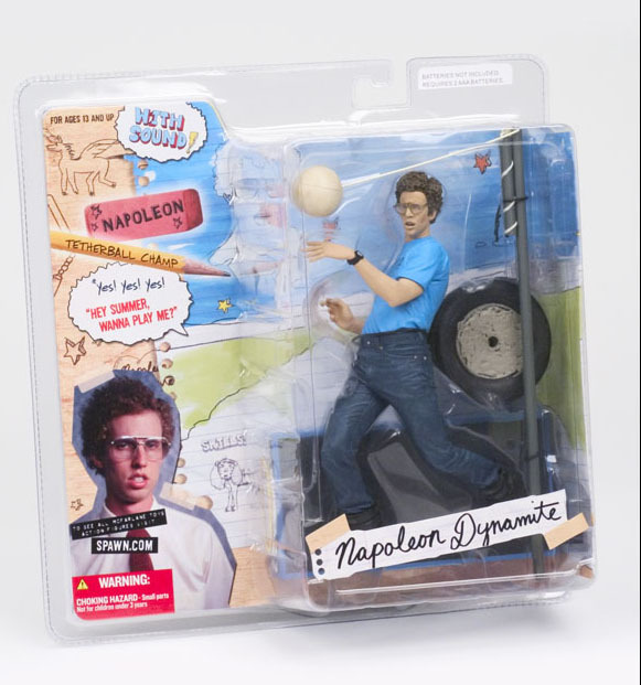 Napoleon Dynamite 6" Talking Action Figure Tetherball Champ at