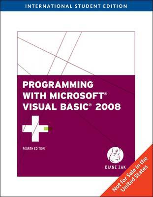 Programming with Microsoft Visual Basic 2008 by Diane Zak image