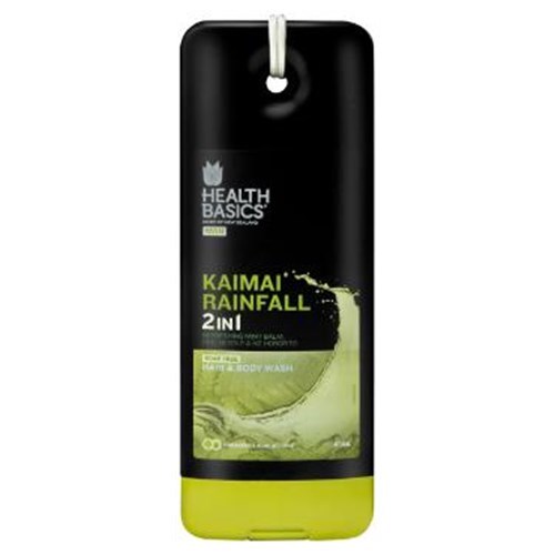 Buy Health Basics Body Wash Kaimai Rainfall Men's 2 in 1 (400ml) at