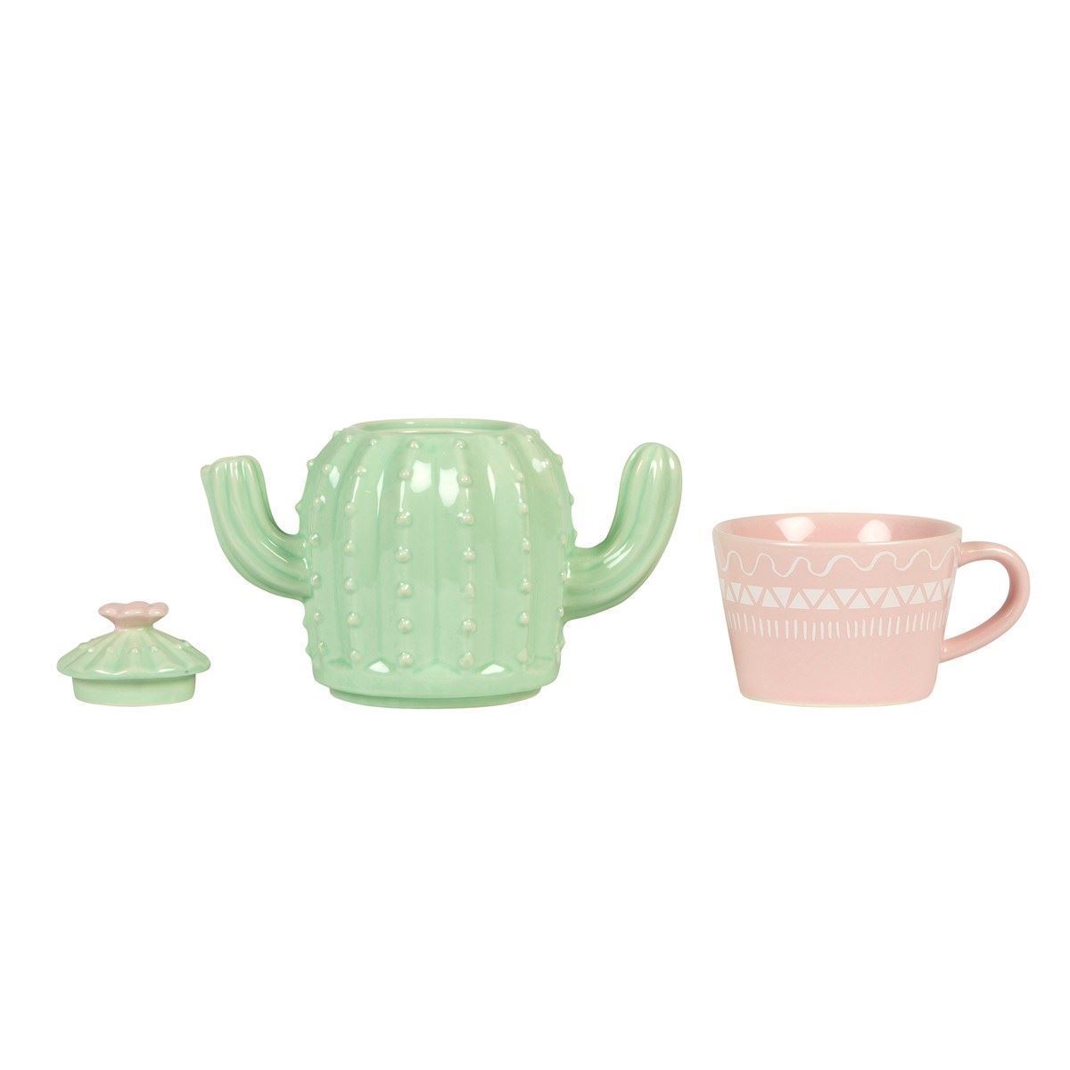 Pastel Cactus Teapot For One image