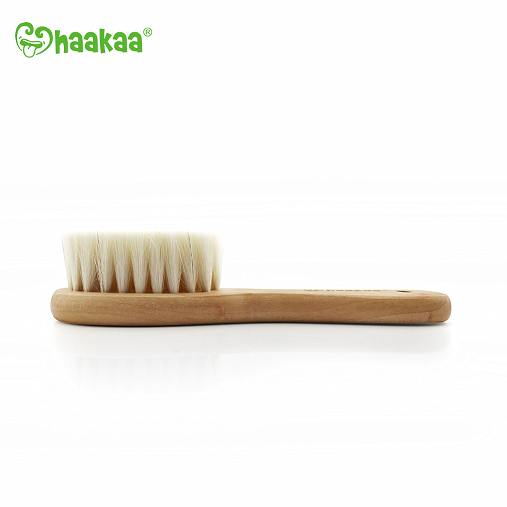 Haakaa: Goat Wool Baby Hair Brush image