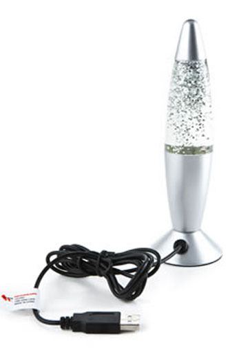 Satzuma Glitter USB Lamp