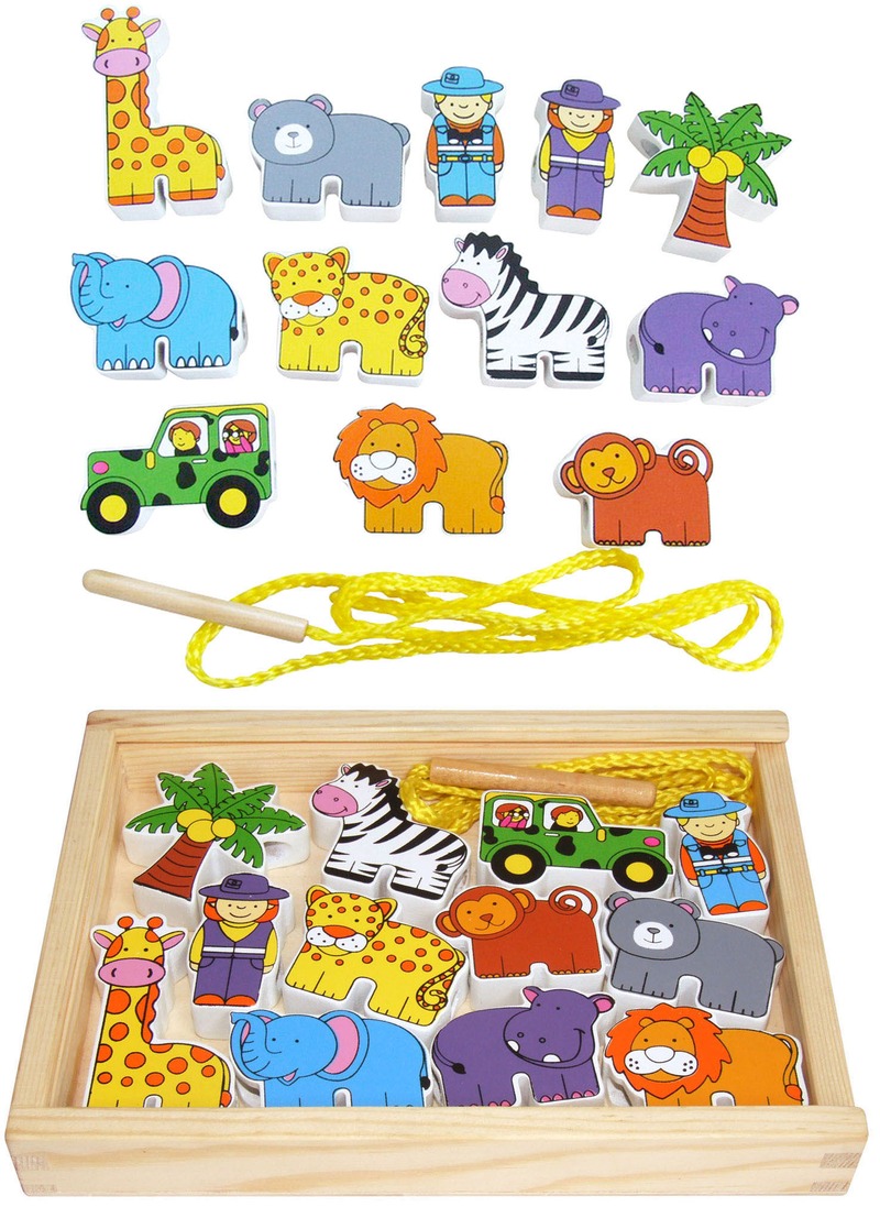 Fun Factory: Lacing Blocks Zoo