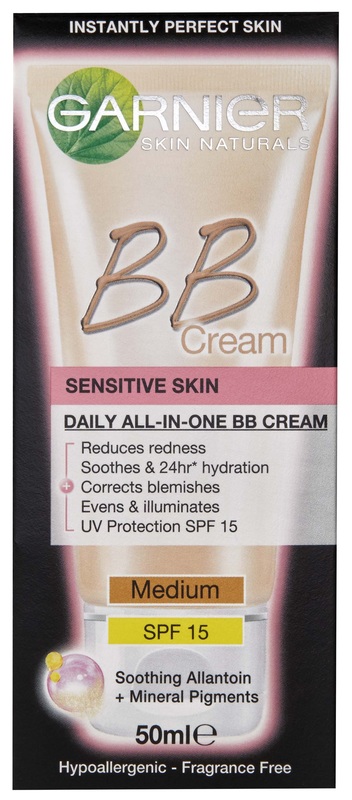 garnier bb cream sensitive