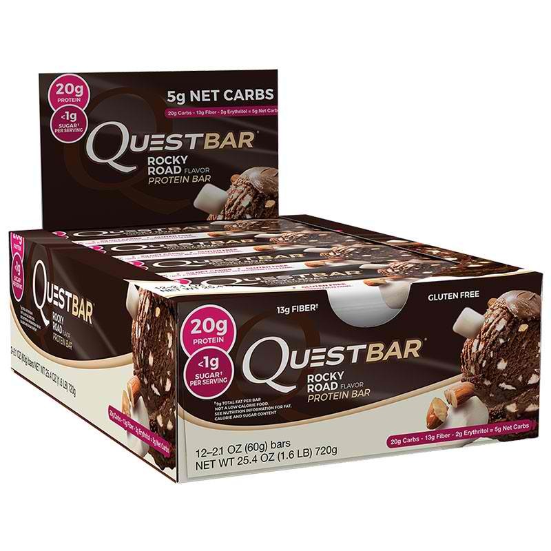 Quest Nutrition - Quest Bar Box of 12 (Rocky Road) image