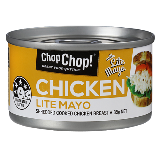 Chop Chop: Shredded Chicken with Lite Mayo 85g (12 Pack) image