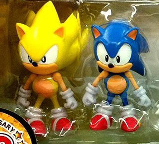 Sonic the Hedgehog 4 Action Figure 2 Pack Classic Sonic & Classic Mighty 