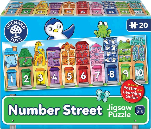 Buy Orchard Toys Number Street Jigsaw Puzzle Set at Mighty Ape NZ