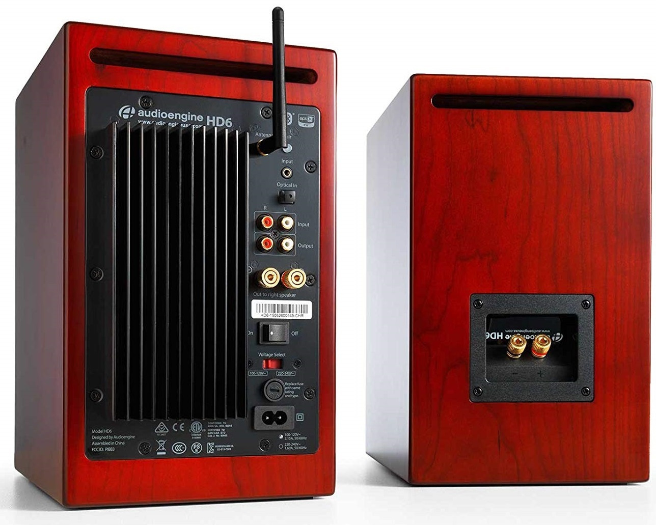 Audioengine: HD6 Powered Speakers (Pair) - Cherry image