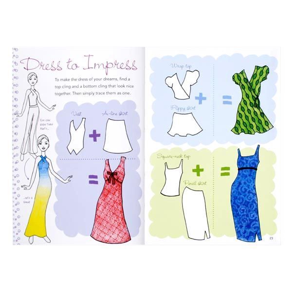 My Style Studio Design & Trace Your Own Fashions (Klutz) Klutz Press