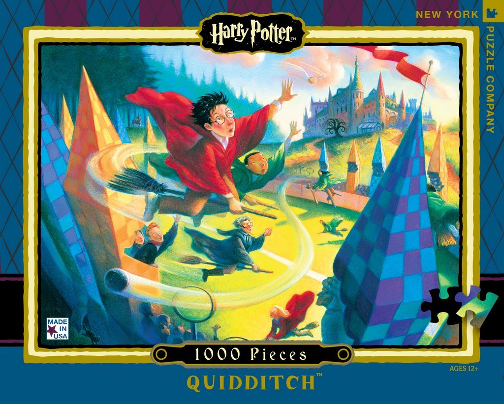 Harry Potter 1000 Piece Puzzle Quidditch Board Game at Mighty Ape NZ