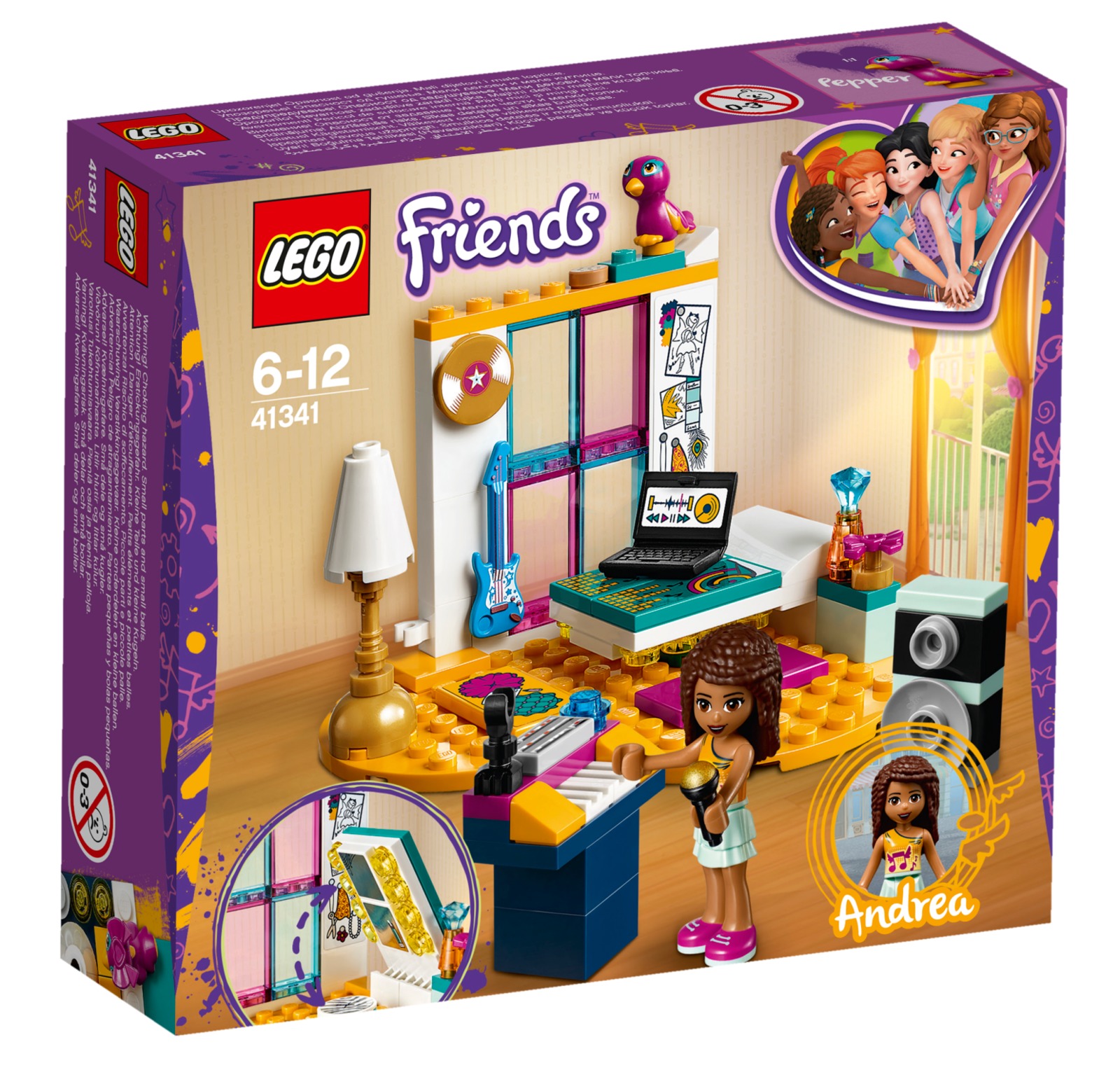 LEGO Friends: Andrea's Bedroom (41341) image