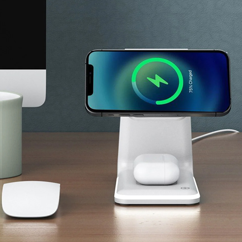 3in1 Wireless Charging Station for iPhone, AirPods, and Apple Watch