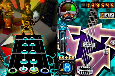 Guitar Hero: On Tour Decades Bundle (Game, Guitar grip) for Nintendo DS image