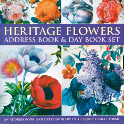 Heritage Flowers Address Book & Day Book Box Set image