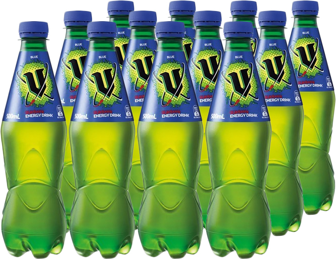V Blue PET Bottles (12 x 500ml) image