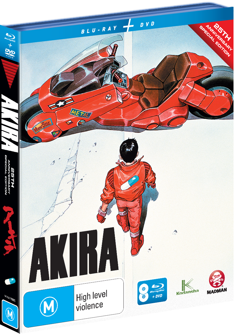 Akira - 25th Anniversary: Special Edition on DVD, Blu-ray image