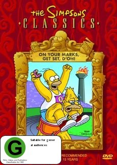 The Simpsons Classics - On Your Marks, Get Set, D'oh! on DVD image