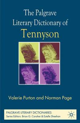 The Palgrave Literary Dictionary of Tennyson on Hardback by V. Purton