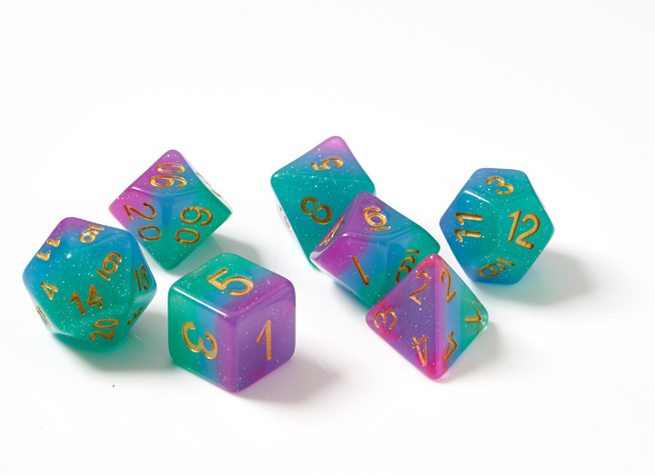 Sirius Dice Northern Lights Polyhedral Dice Set image