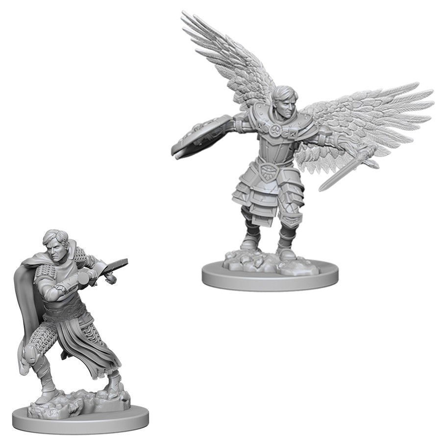 D&D Nolzurs Marvelous: Unpainted Miniatures - Male Aasimar Fighter