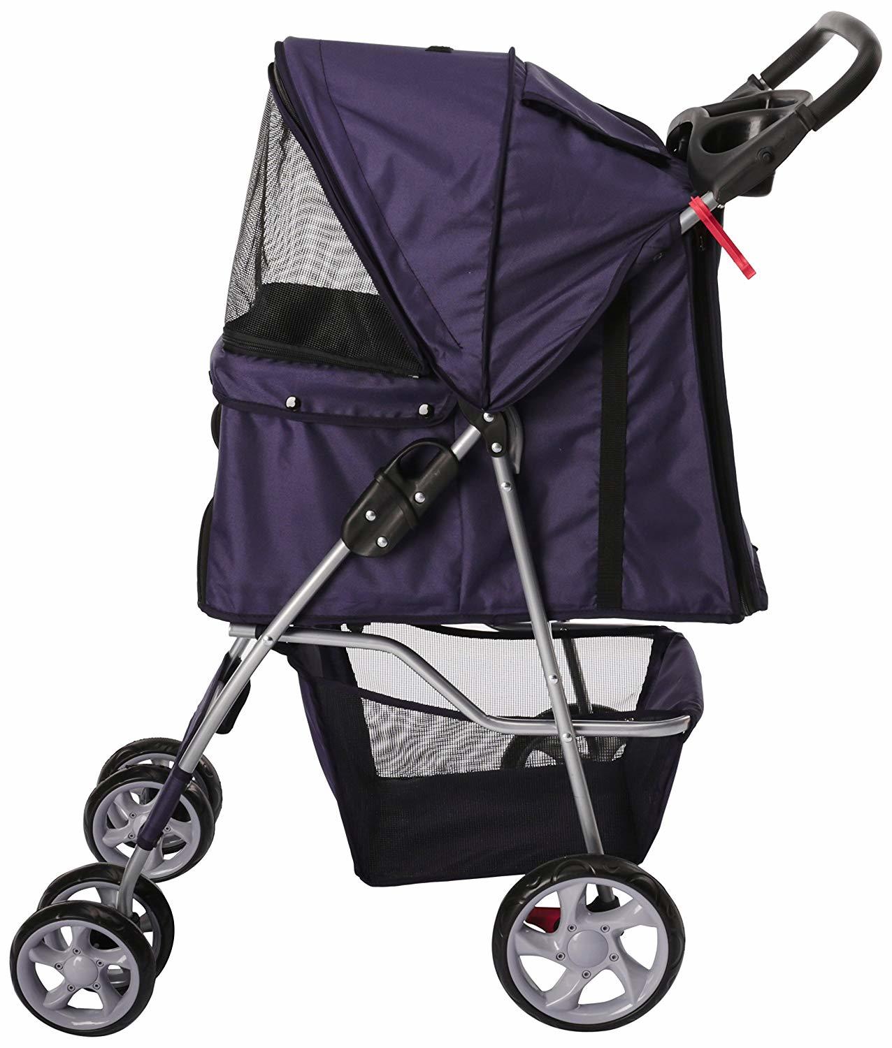 Easy Walk Pet Stroller - Blue image