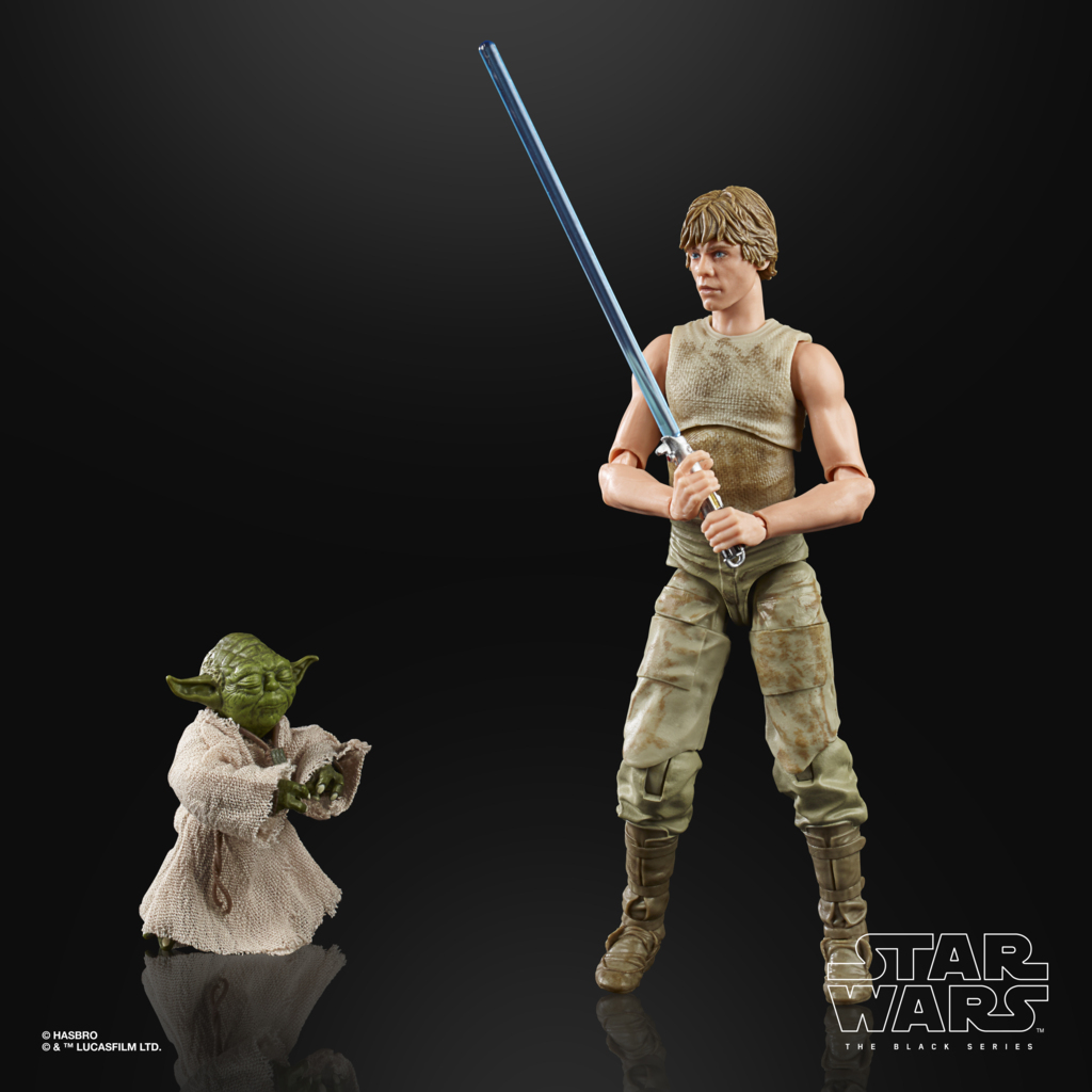 Star Wars The Black Series: Luke Skywalker & Yoda (Jedi Training) - 6" Action Figure Set