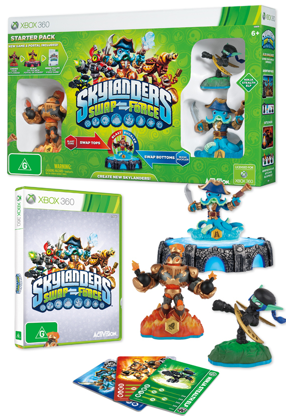 Skylanders Swap Force Starter Pack on X360