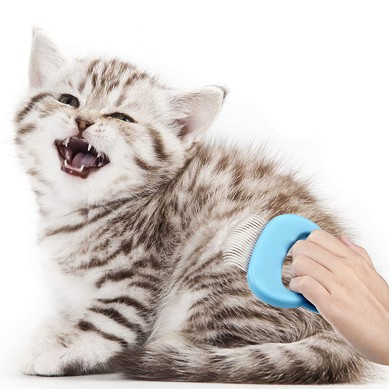 Long-Haired/ Short-Haired - Pet Comb (Blue) image