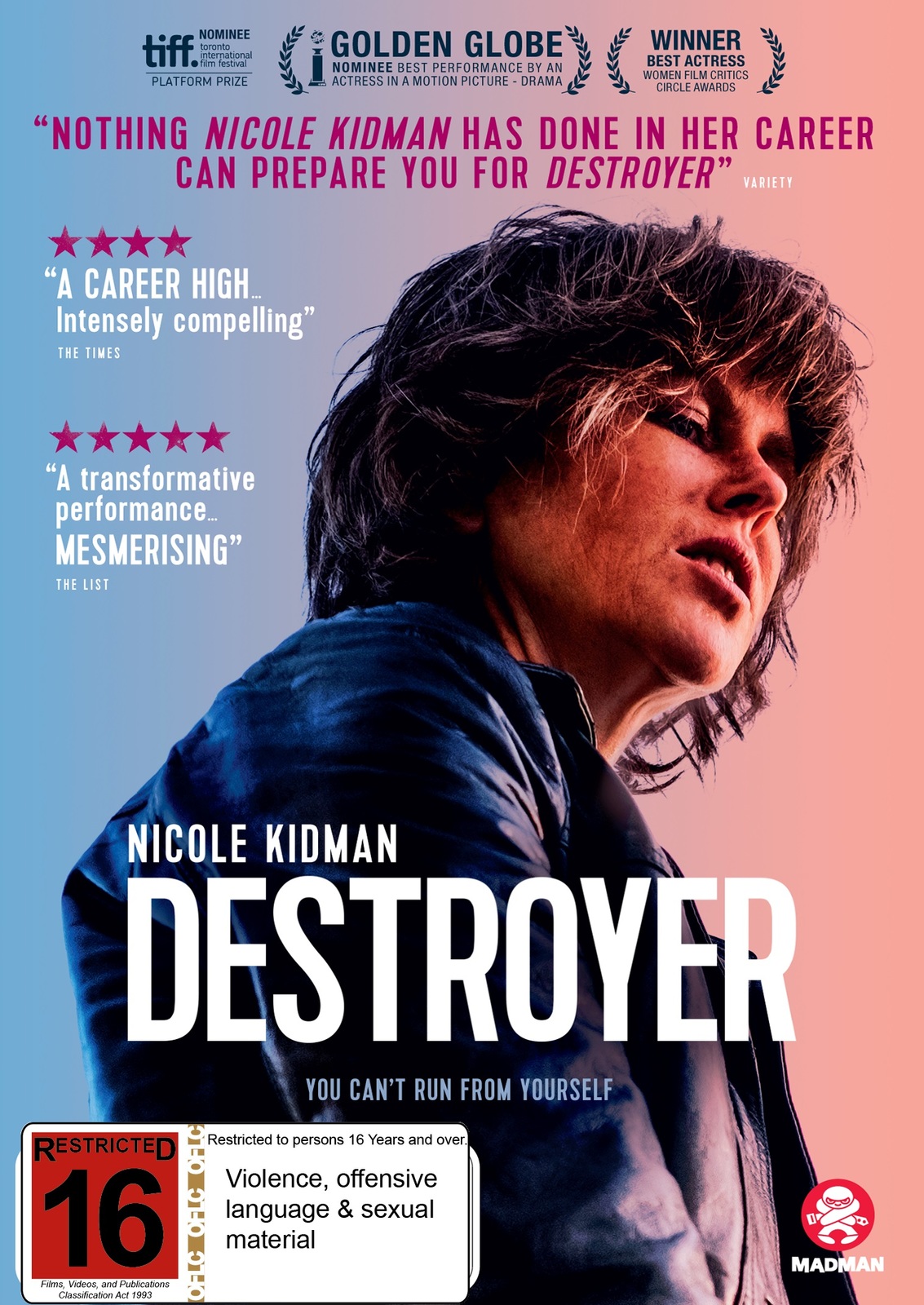 Destroyer on DVD image