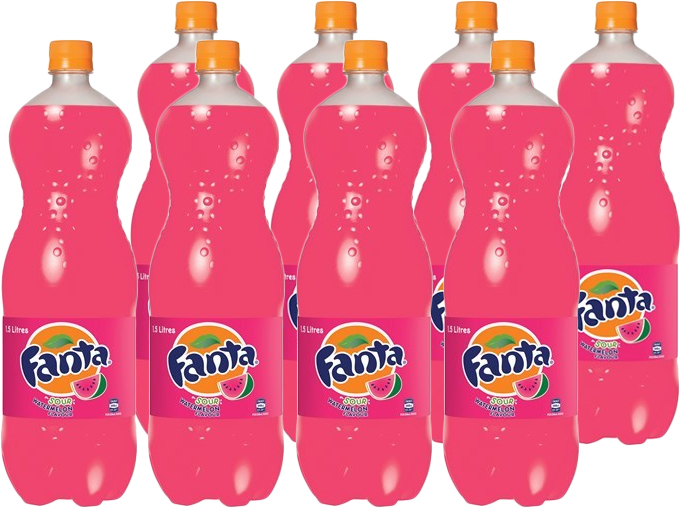 Fanta Soft Drink Sour Watermelon 1 5l X 8 At Mighty Ape NZ