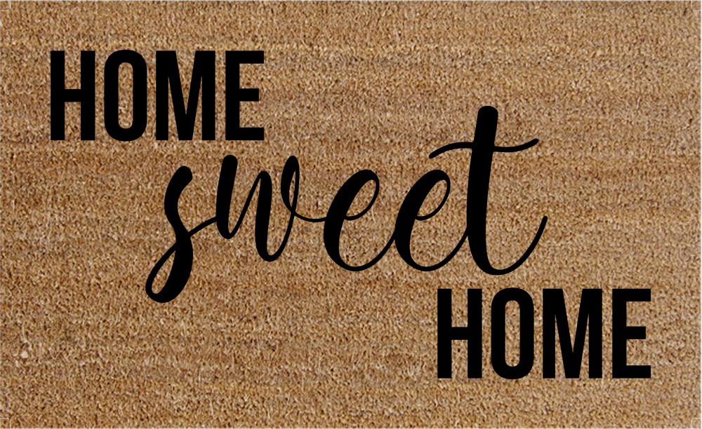 Natural Fibre Doormat - Home Sweet Home image