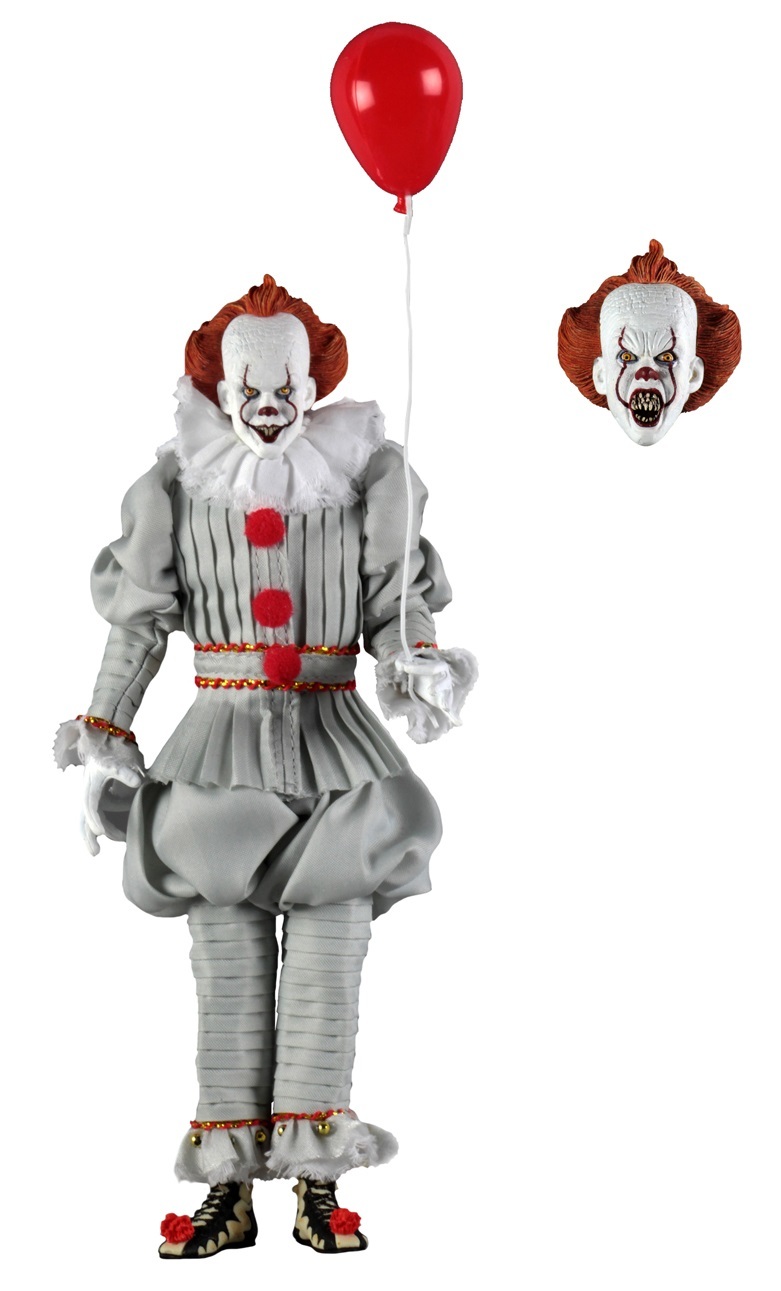 It (2017): Pennywise - 8" Clothed Action Figure image