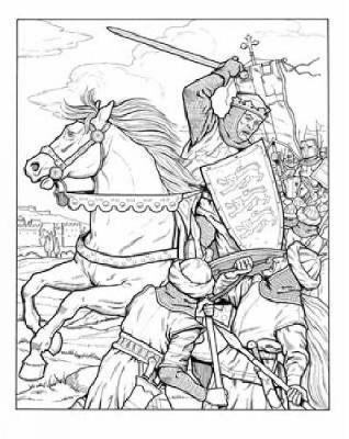 Kings and Queens of England Coloring Book by John Green image