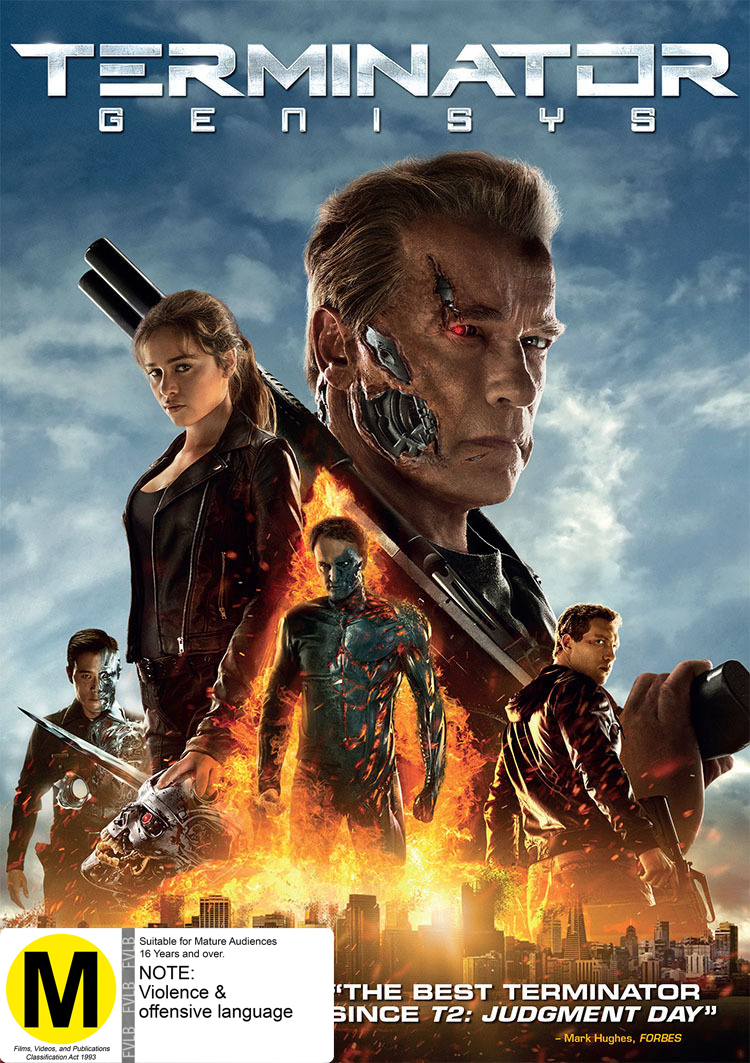Terminator Genisys on DVD image
