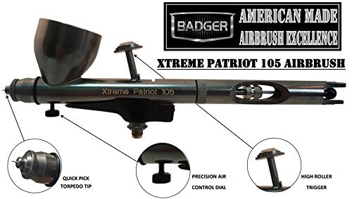 Badger: Xtreme Patriot 105 Airbrush- Standard Trigger image