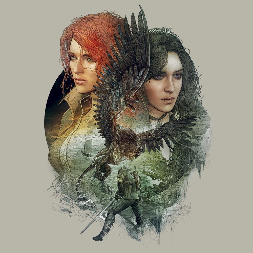 The Witcher 3 Yenni and Triss Women’s Tee image